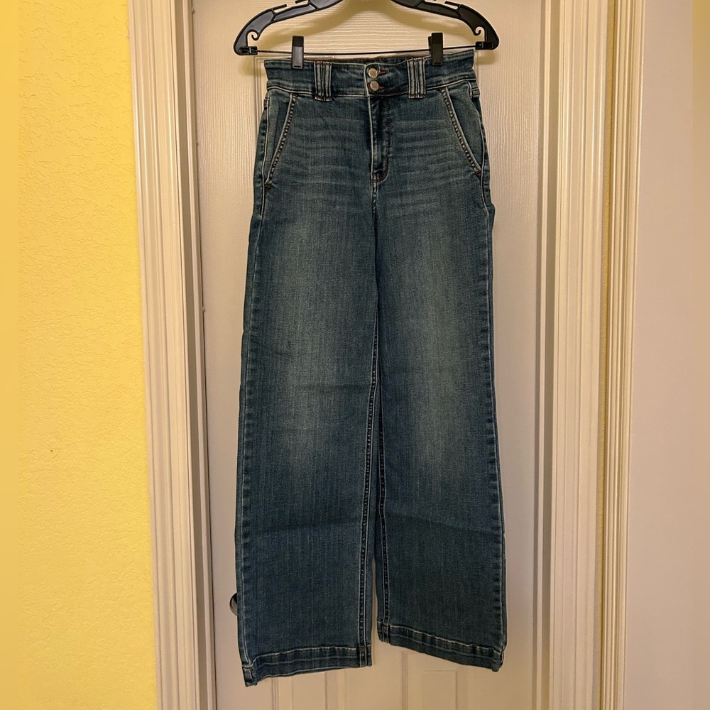 Judy Blue Flare Wide Leg Jeans Blue